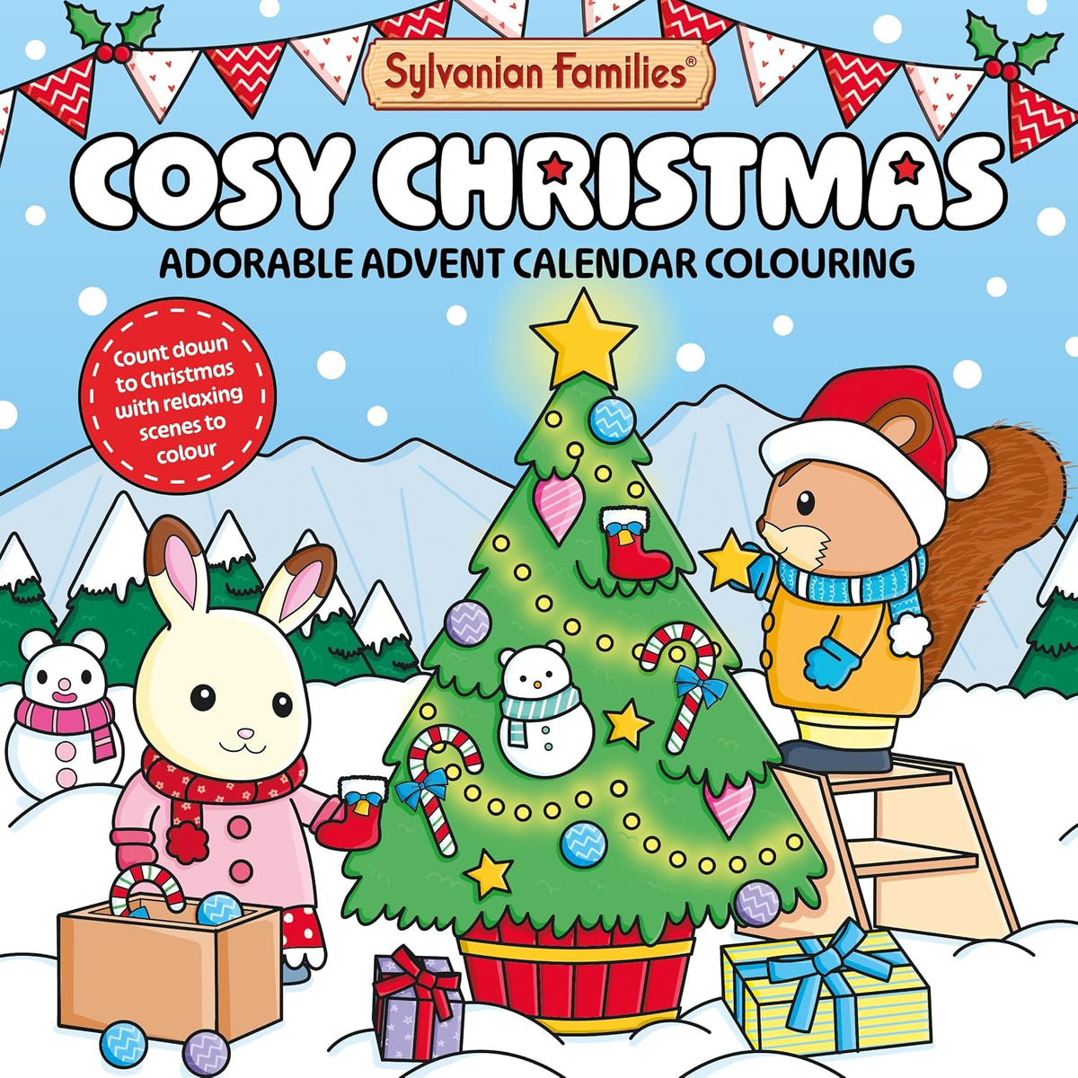 Sylvanian Families Cosy Christmas: Adorable Advent Calendar Colouring - Sylvanian Families