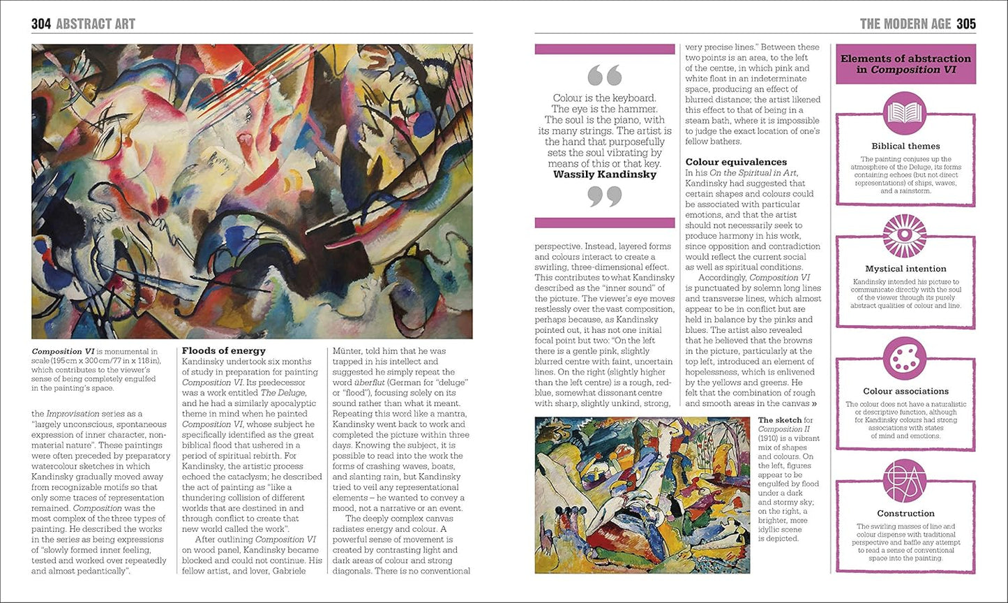 The Art Book: Big Ideas Simply Explained - DK Big Ideas (Hardback)