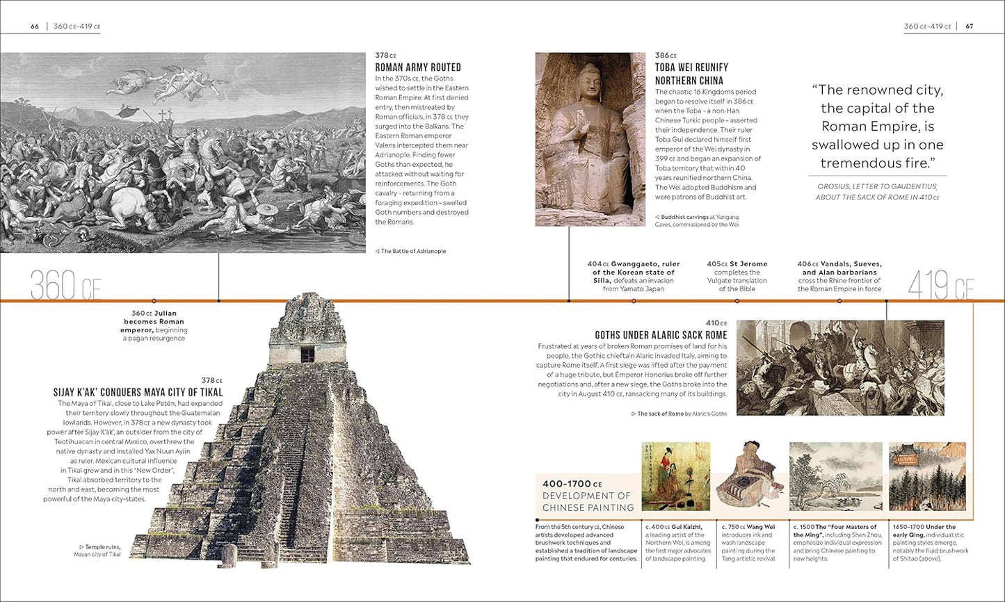 Timelines of World History - DK Timelines (Hardback)