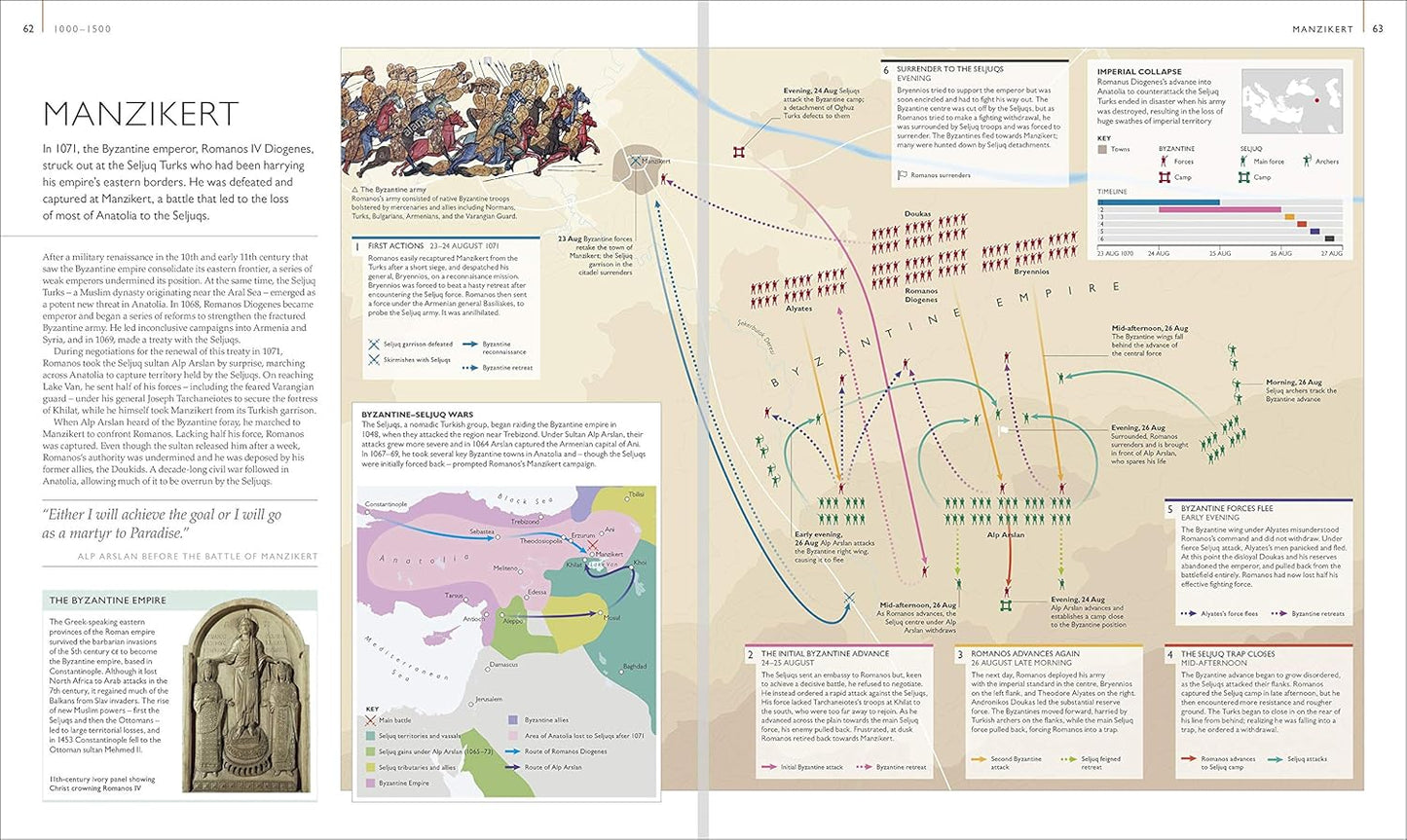 Battles Map by Map - DK History Map by Map (Hardback)