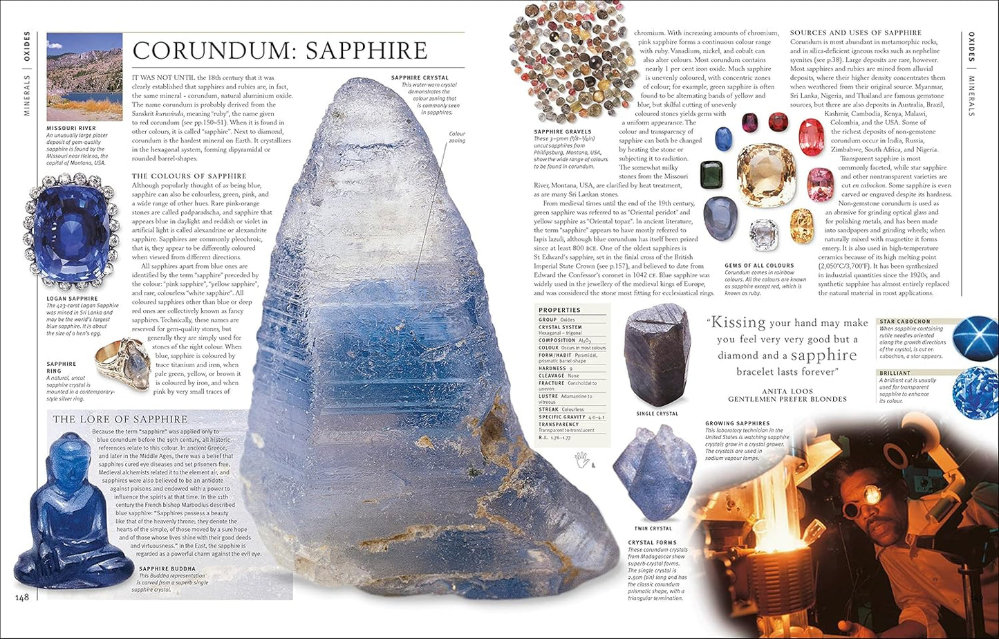 Rocks & Minerals: The Definitive Visual Guide (Paperback)