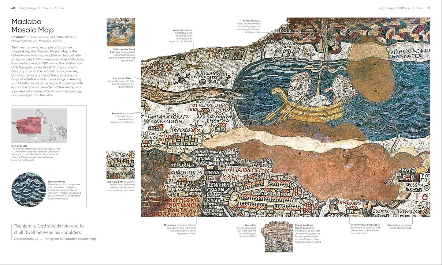 Maps, Annotated: The World's 300 Greatest Maps Explained - DK Annotated (Hardback)