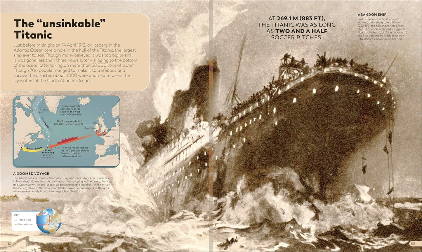 History as it Happened: A Map-by-Map Guide (Hardback)