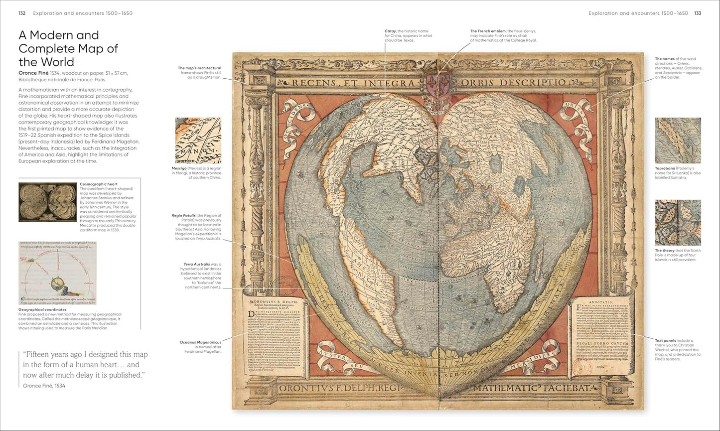 Maps, Annotated: The World's 300 Greatest Maps Explained - DK Annotated (Hardback)