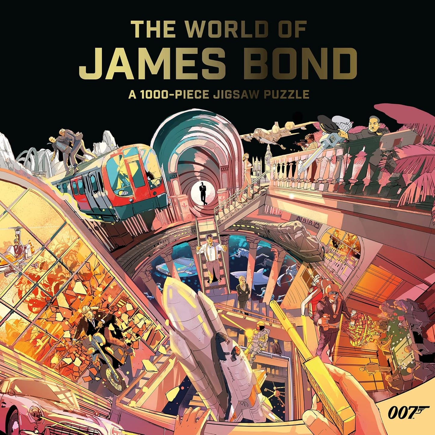 World Of James Bond 1000 Piece Jigsaw Puzzle: A 1000-piece Jigsaw Puzzle