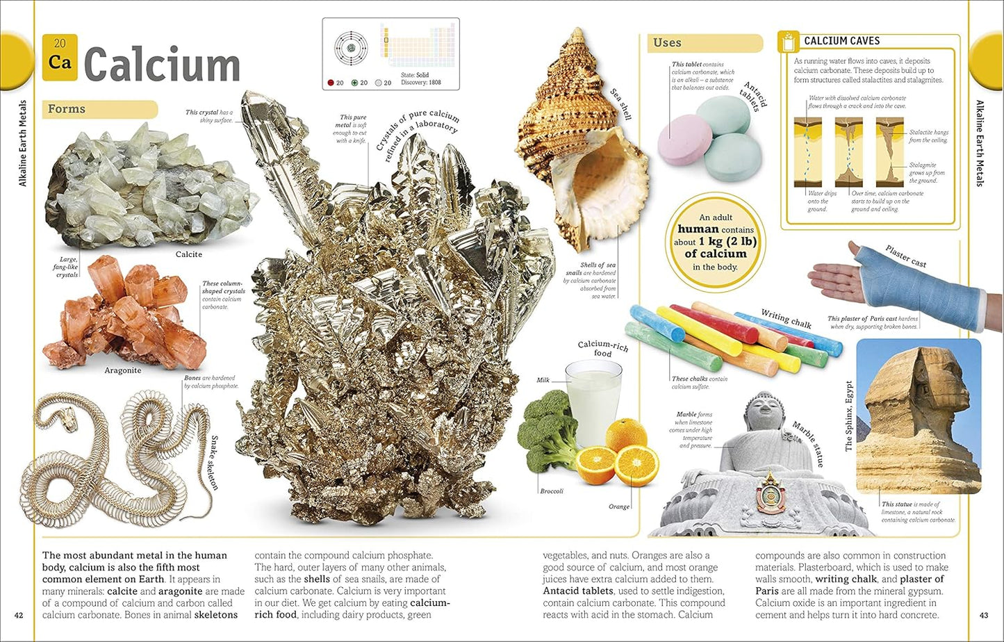 The Periodic Table Book: A Visual Encyclopedia of the Elements - DK Our World in Pictures (Hardback)
