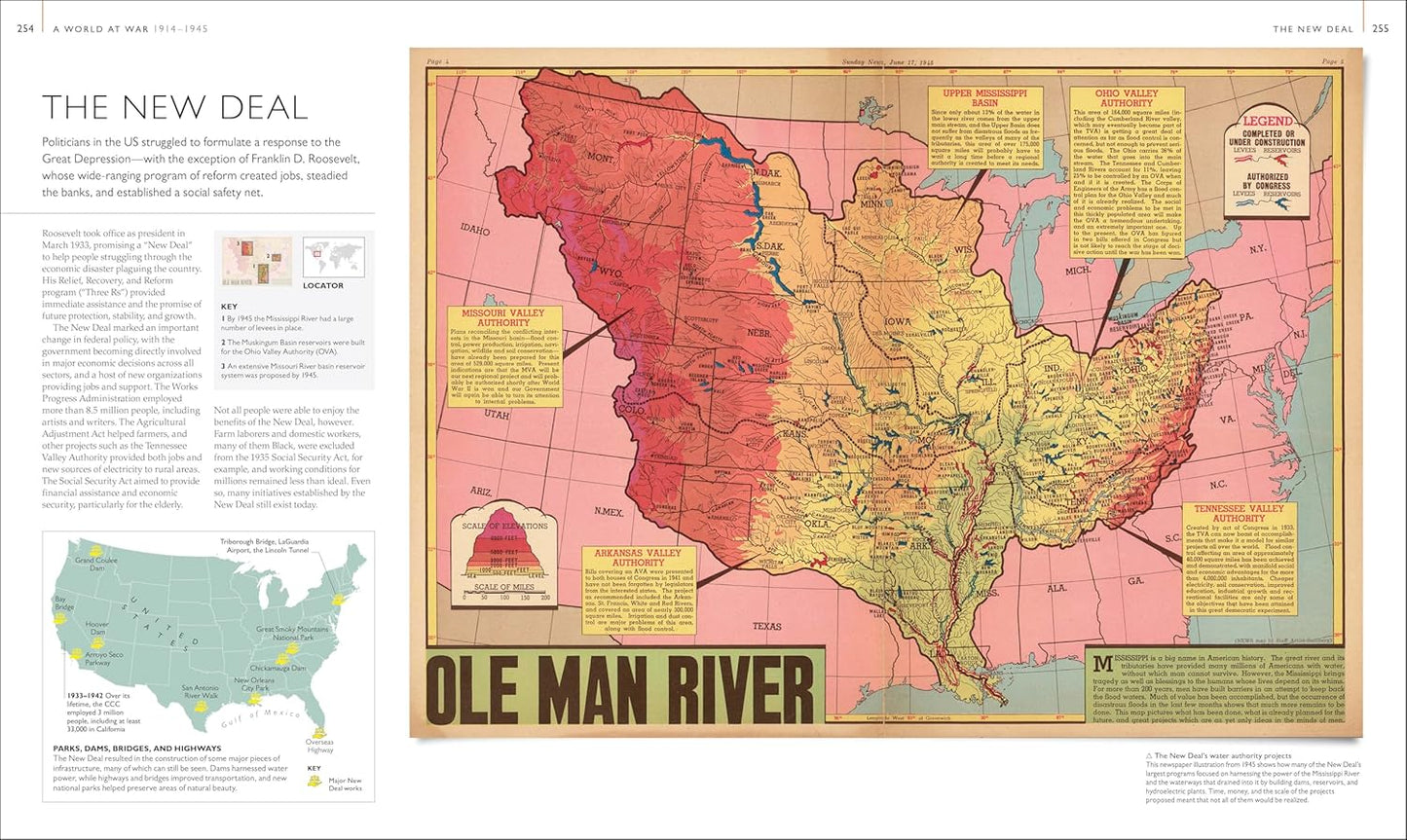 History of North America Map by Map - DK History Map by Map (Hardback)