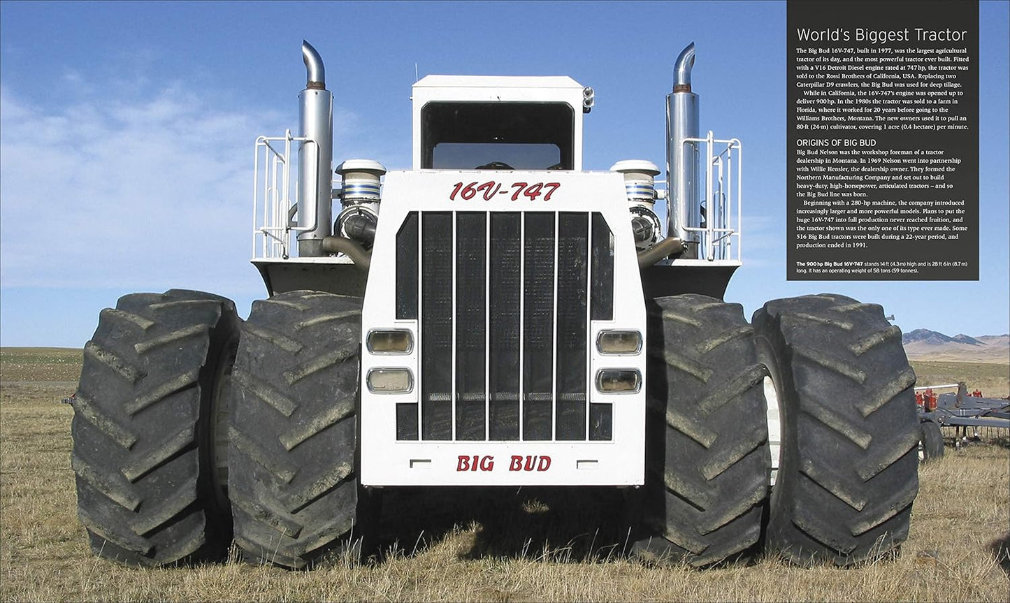 The Tractor Book: The Definitive Visual History - DK Definitive Transport Guides (Hardback)