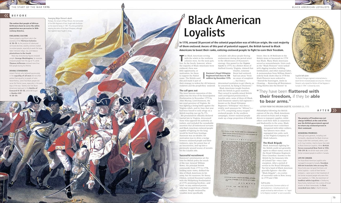 The American Revolution: A Visual History (Hardback)
