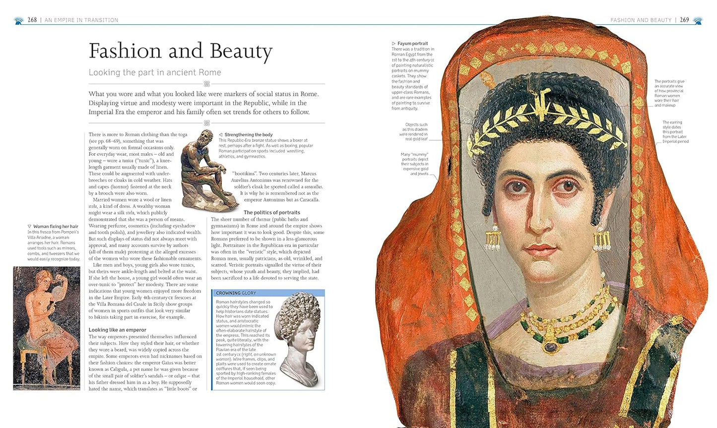 Ancient Rome: The Definitive Visual History - DK Classic History (Hardback)