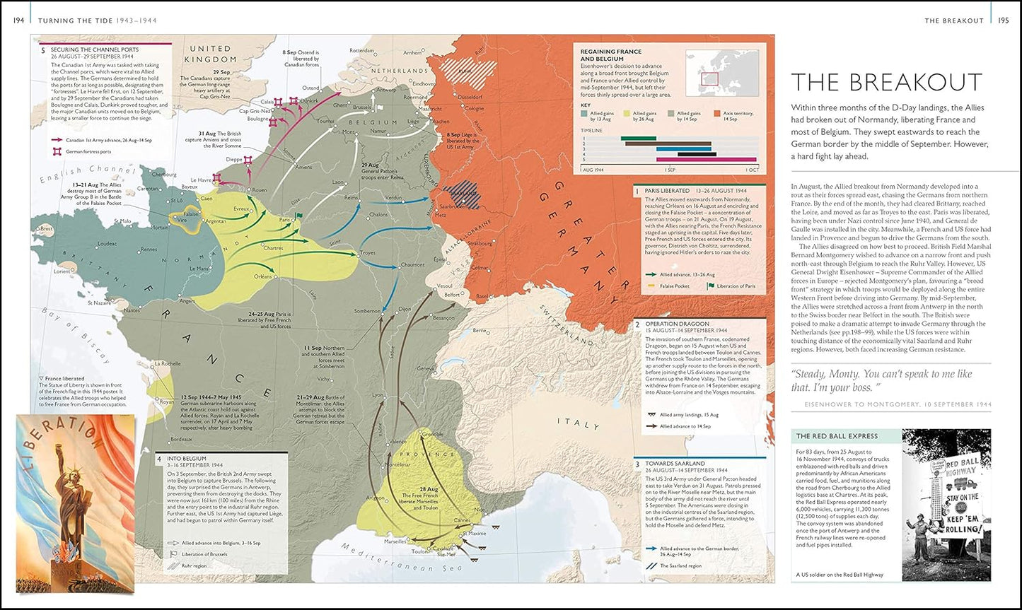 World War II Map by Map - DK History Map by Map (Hardback)