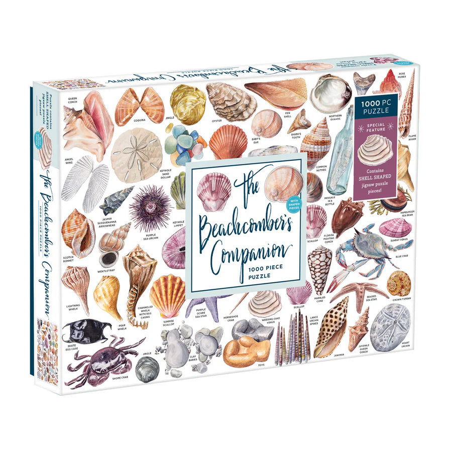 The Beachcomber's Companion 1000 Piece Puzzle With Shaped Pieces (Jigsaw Products)
