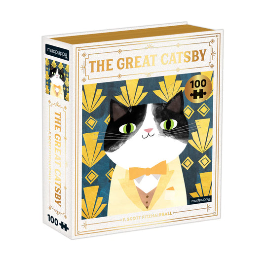The Great Catsby Bookish Cats 100 Piece Puzzle (Jigsaw Products)