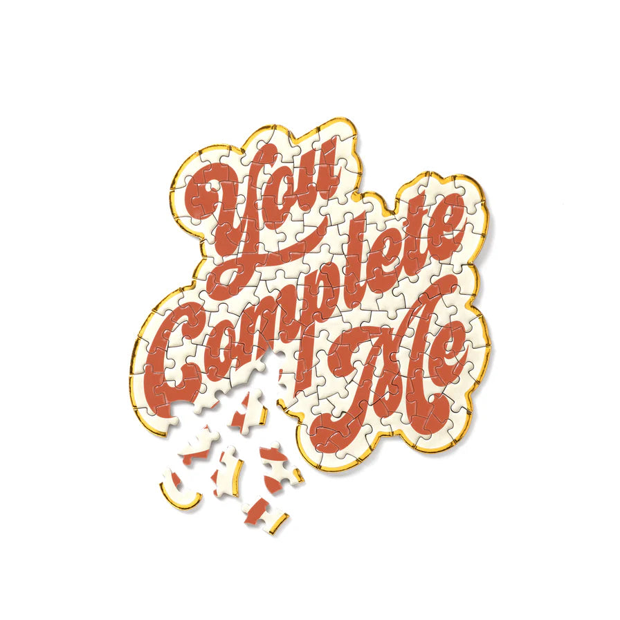 You Complete Me 100 Piece Mini Shaped Puzzle (Jigsaw Products)