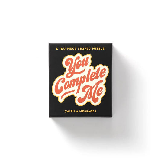You Complete Me 100 Piece Mini Shaped Puzzle (Jigsaw Products)