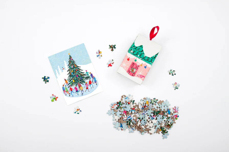 Tree Skaters 130 Piece Puzzle Ornament (Jigsaw Products)