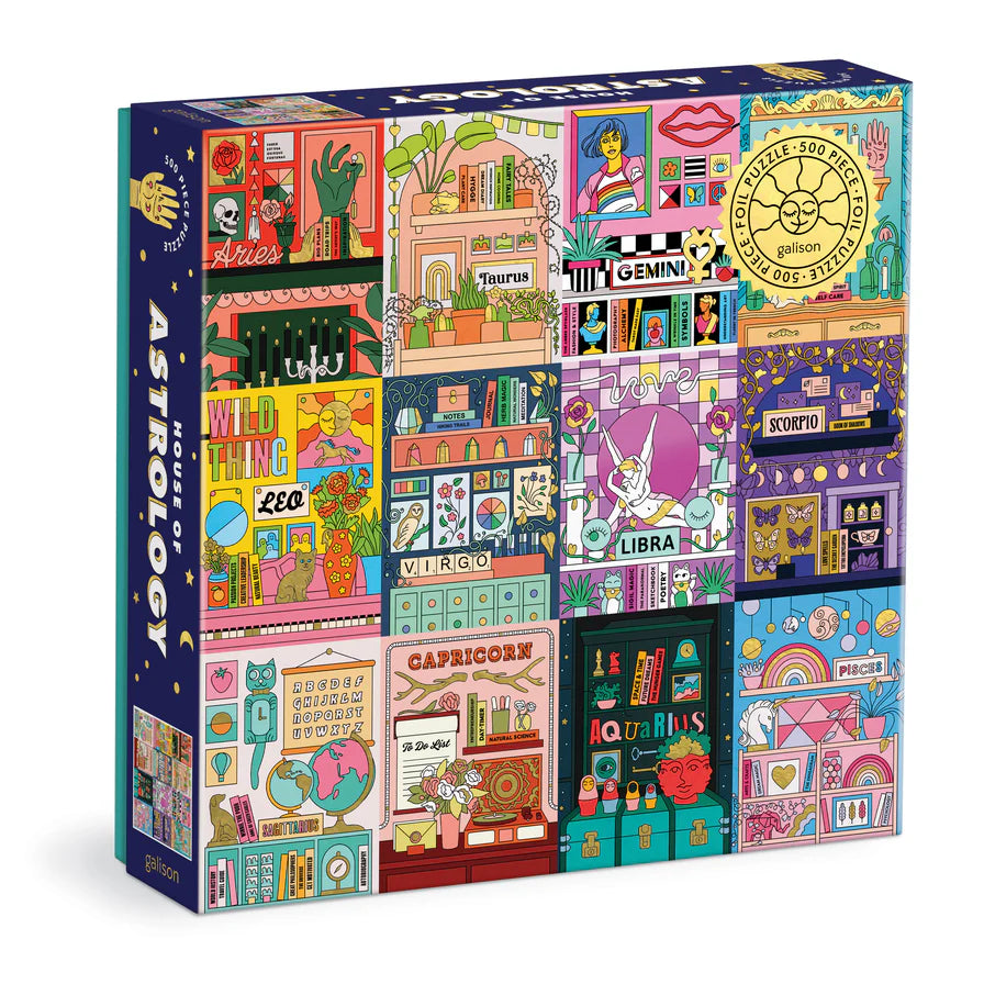 House of Astrology 500 Piece Foil Puzzle (Jigsaw Products)
