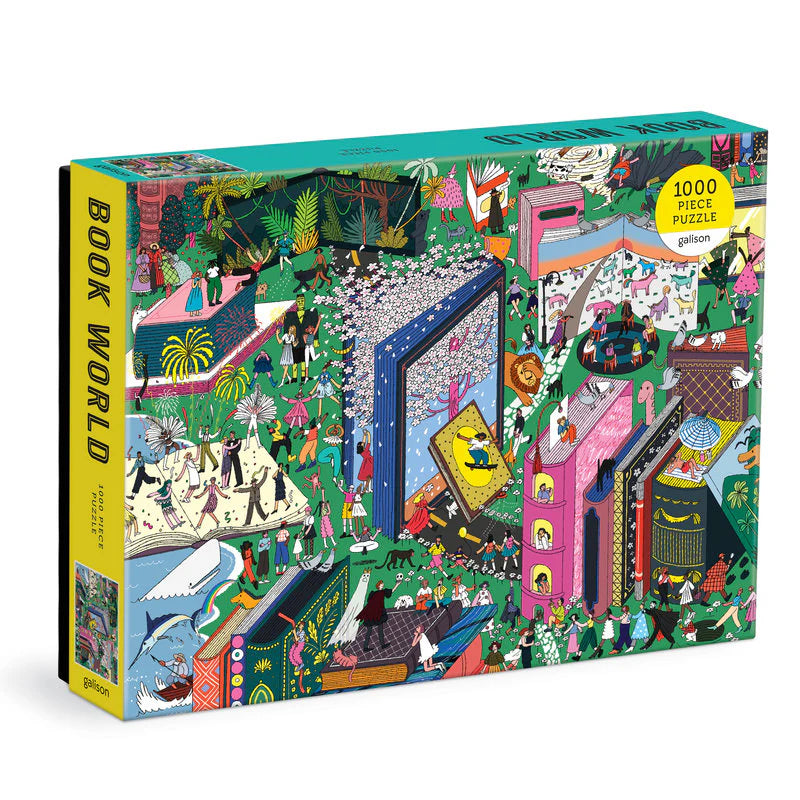 Book World 1000 Piece Puzzle (Jigsaw Products)