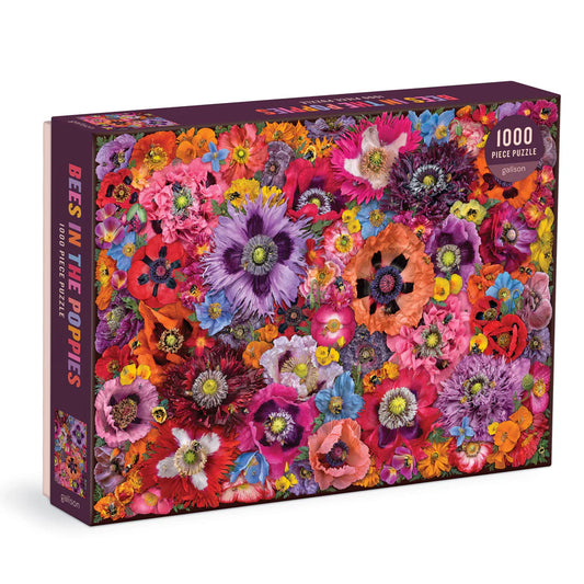 Bees in the Poppies 1000 Piece Puzzle (Jigsaw Products)