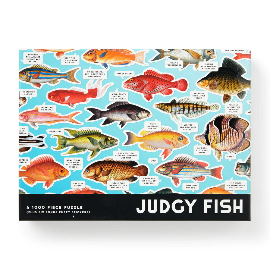 Judgy Fish 1000 Piece Puzzle (Jigsaw Products)