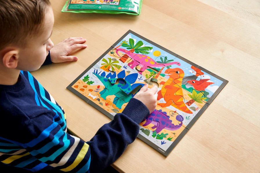 Mighty Dinosaurs 12 Piece Pouch Puzzle (Jigsaw Products)