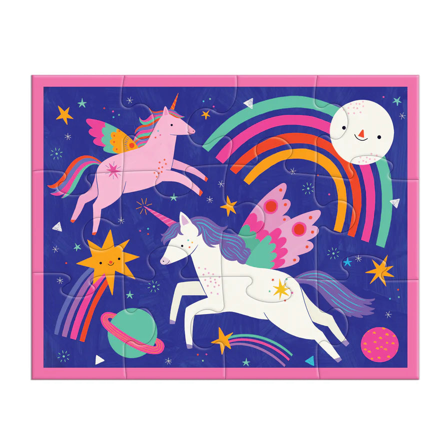 Unicorn Magic 12 Piece Pouch Puzzle (Jigsaw Products)