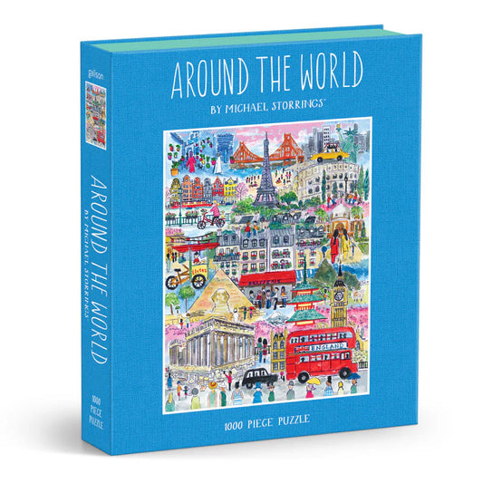 Michael Storrings Around the World 1000pc Book Puzzle (Jigsaw Products)