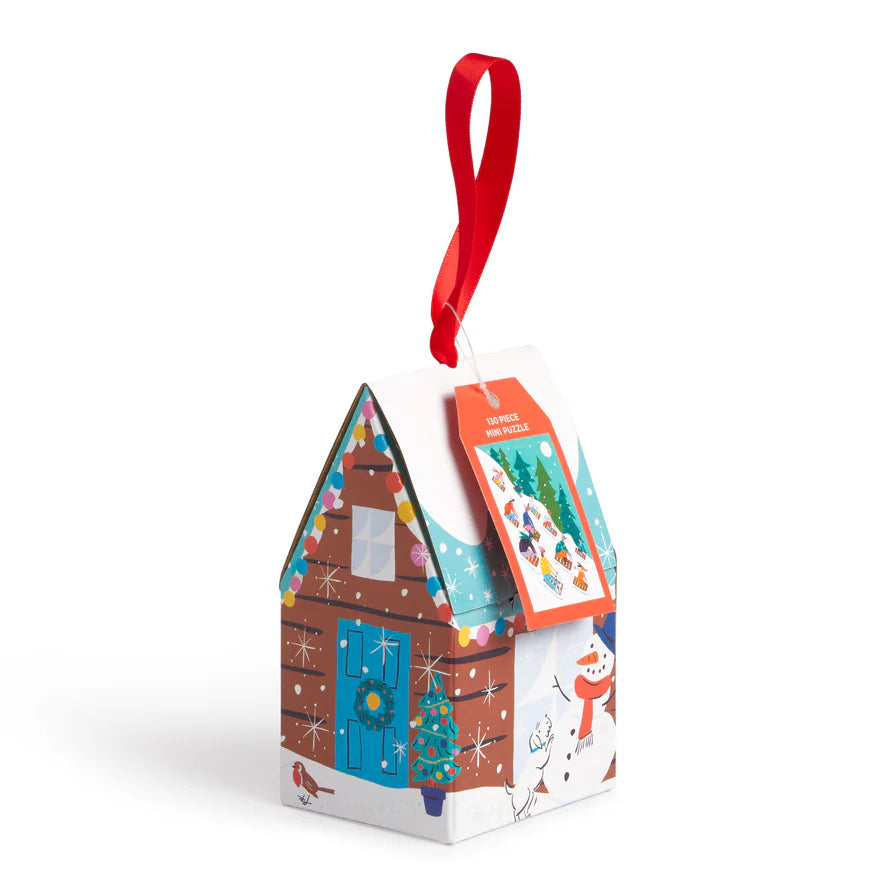 Winter Sledding 130 piece Puzzle Ornament (Jigsaw Products)