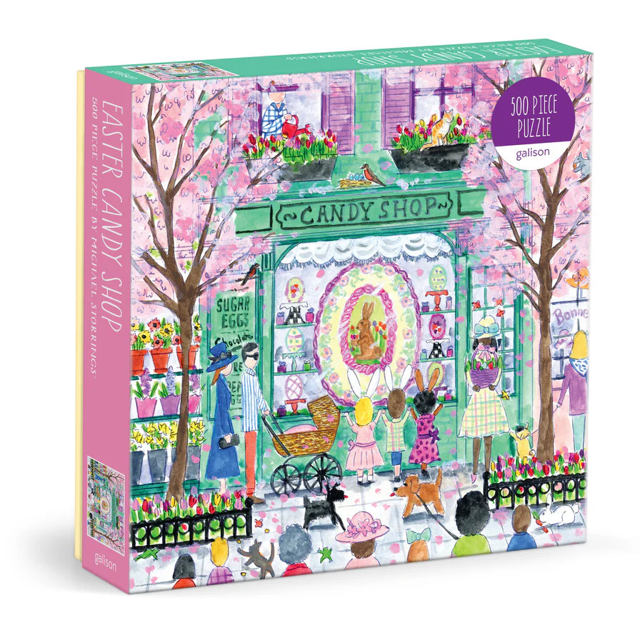 Michael Storrings Easter Candy Shop 500 Piece Puzzle (Jigsaw Products)