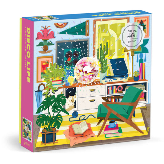 Disco Life 500 Piece Foil Puzzle (Jigsaw Products)