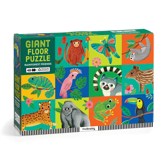 Rainforest Friends 48 Piece Giant Floor Puzzle (Jigsaw Products)
