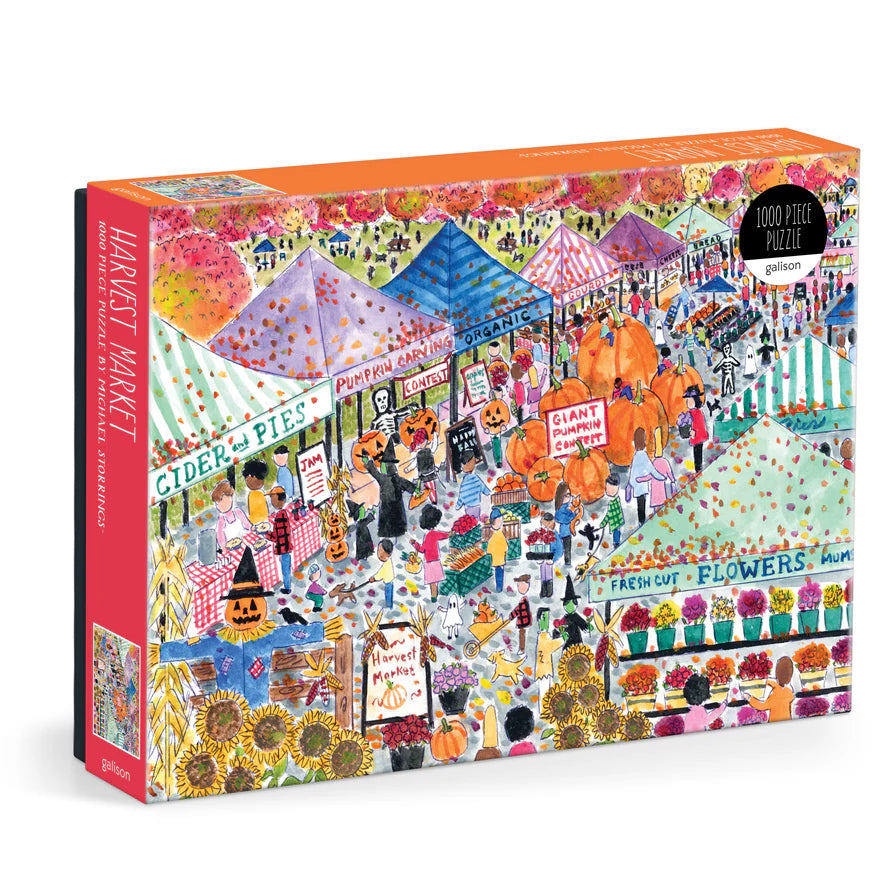 Michael Storrings Harvest Market 1000 Piece Puzzle (Jigsaw Products)