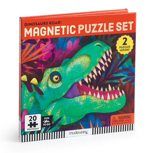 Dinosaurs Roar! Magnetic Puzzle Set (Jigsaw Products)