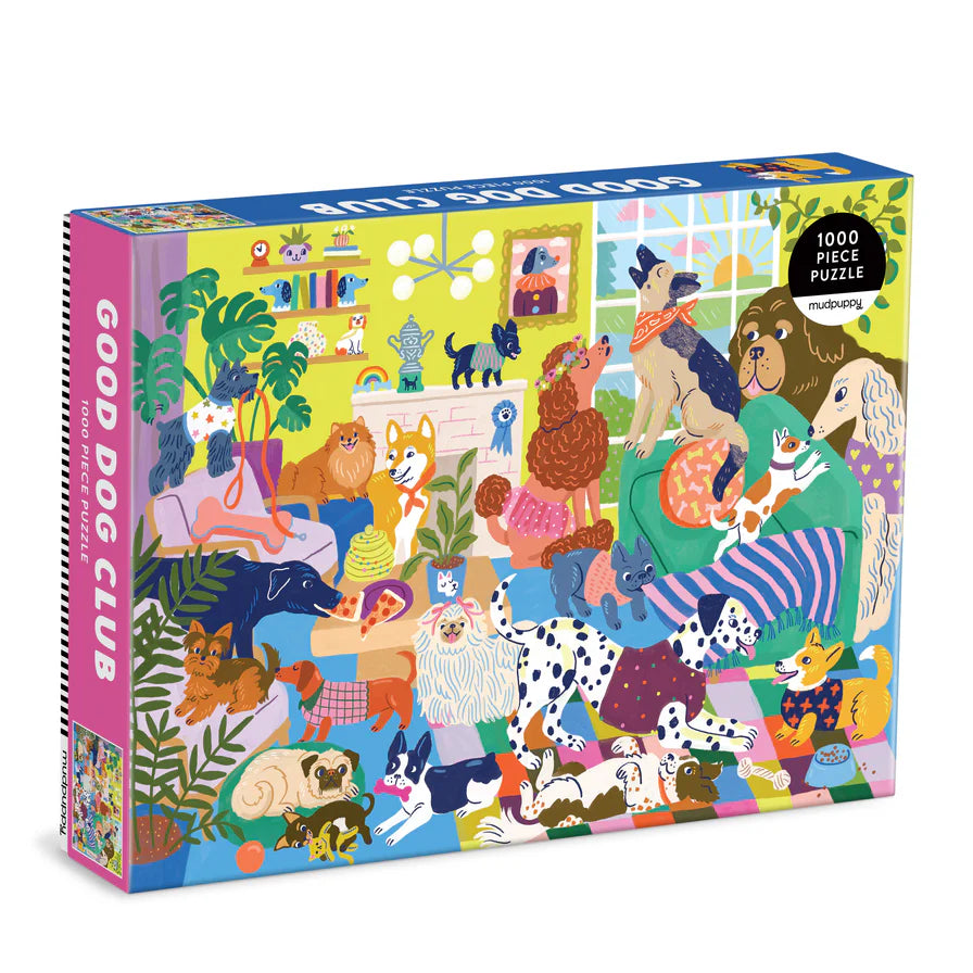 Good Dog Club 1000 Piece Family Puzzle (Jigsaw Products)