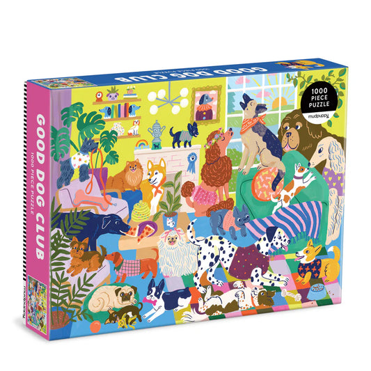 Good Dog Club 1000 Piece Family Puzzle (Jigsaw Products)