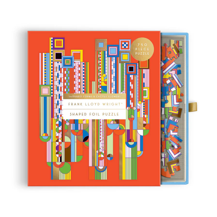 Frank Lloyd Wright Saguaro Cactus & Forms 750 Piece Shaped Foil Puzzle (Jigsaw Products)