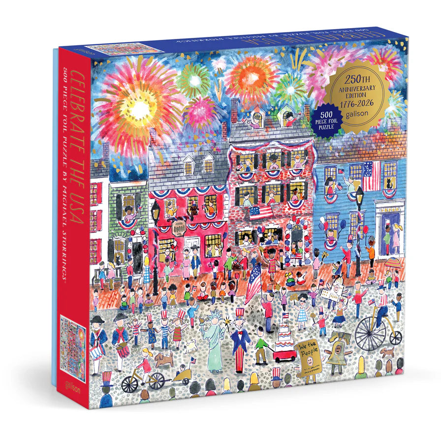 Michael Storrings Celebrate The USA 500 Piece Foil Puzzle (Jigsaw Products)