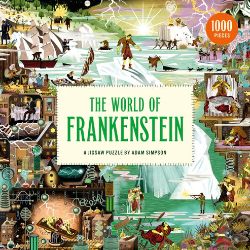 World Of Frankenstein 1000 Piece Jigsaw Puzzle (Jigsaw)