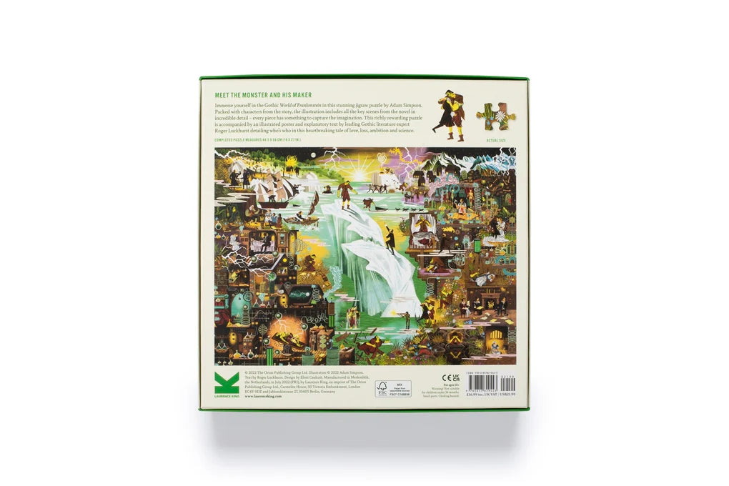 World Of Frankenstein 1000 Piece Jigsaw Puzzle (Jigsaw)