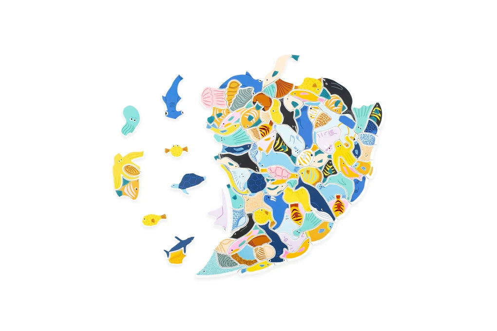 299 Fish (and a diver) - An Aquatic Cluster Puzzle