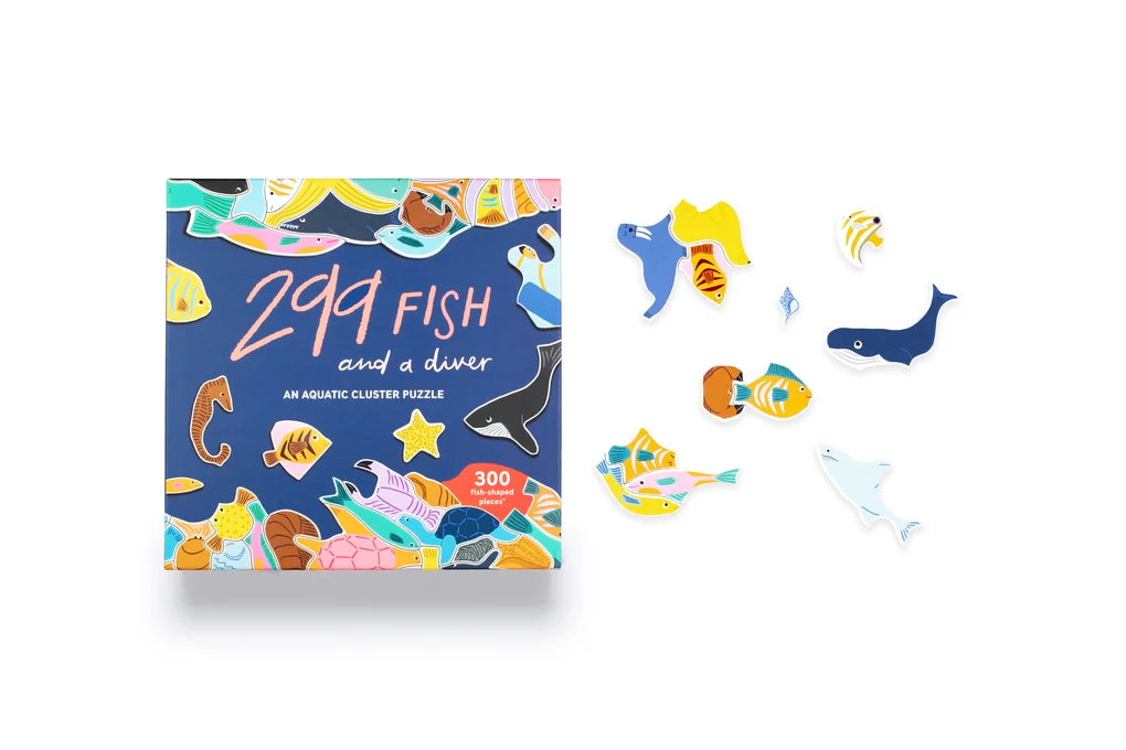 299 Fish (and a diver) - An Aquatic Cluster Puzzle