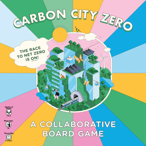 Carbon City Zero - A Collaborative Board Game: Can you work together for a carbon-neutral future?