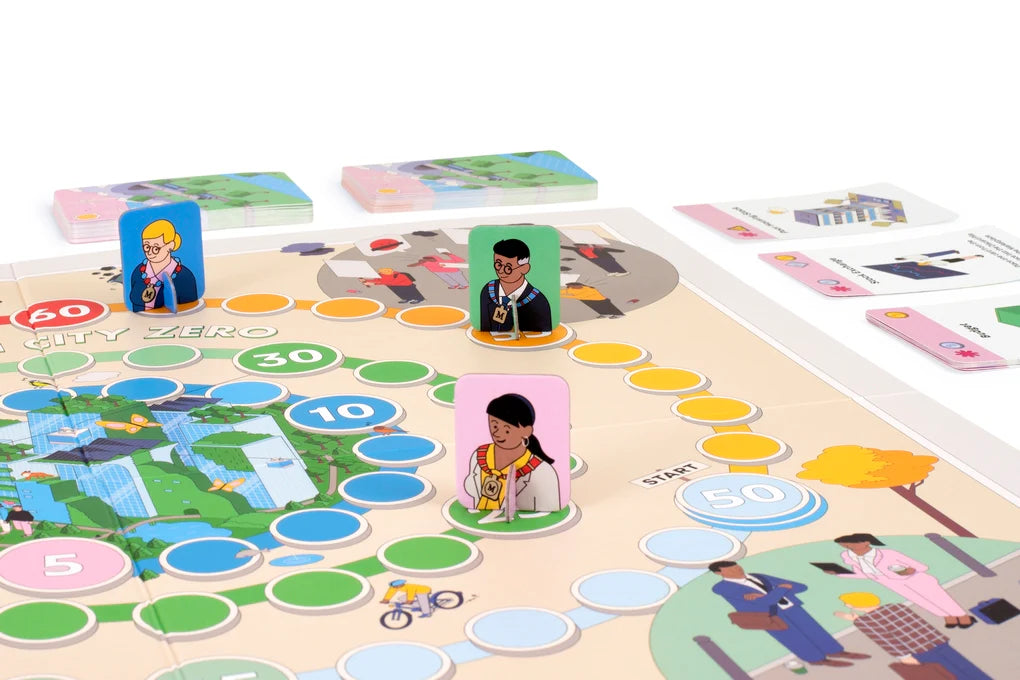 Carbon City Zero - A Collaborative Board Game: Can you work together for a carbon-neutral future?