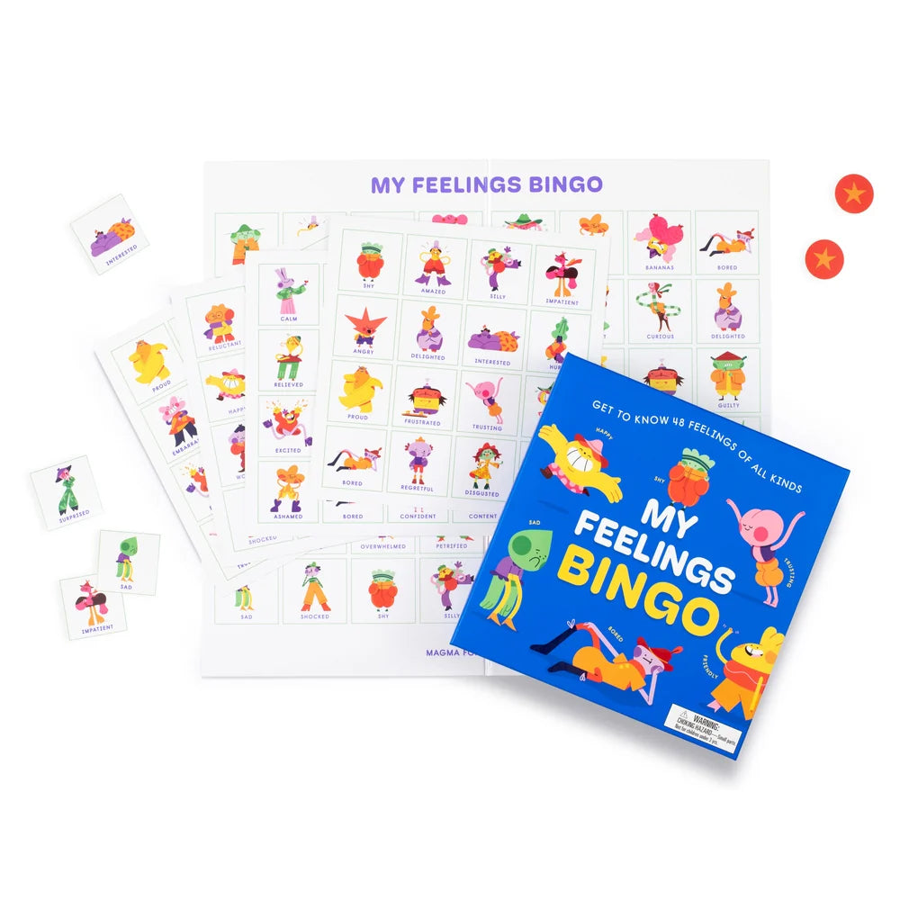 My Feelings Bingo - Get To Know 48 Feelings of All Kinds