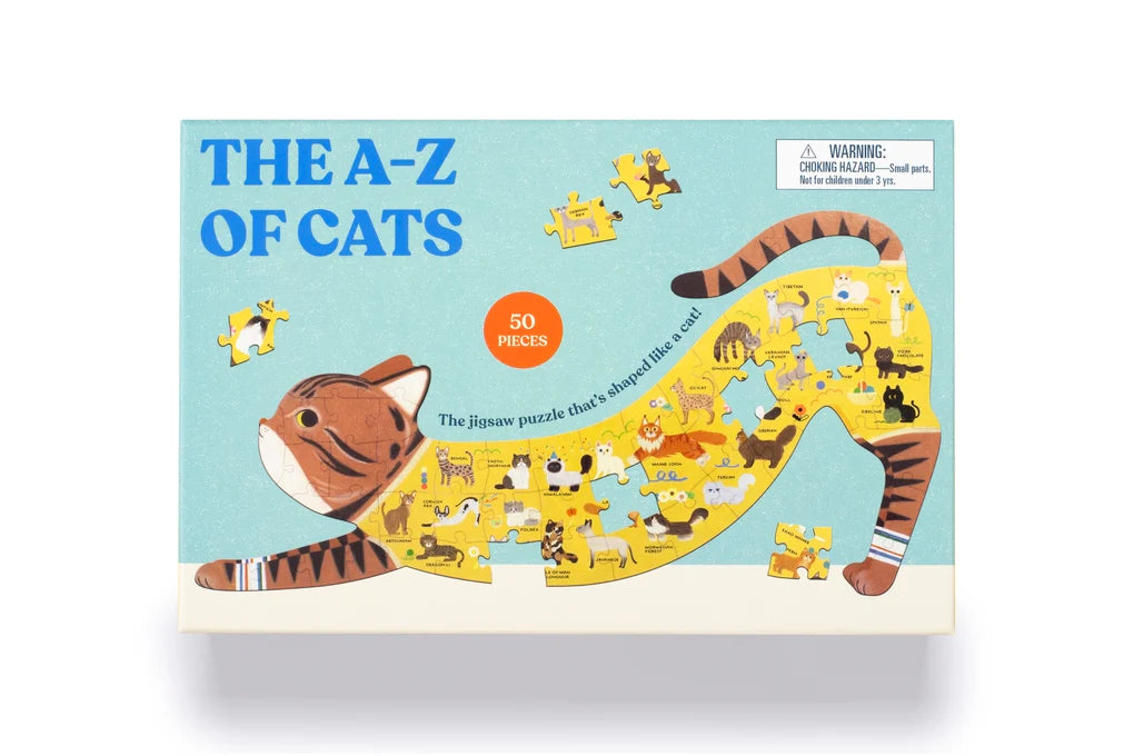 The A–Z of Cats - The jigsaw puzzle that's shaped like a cat!