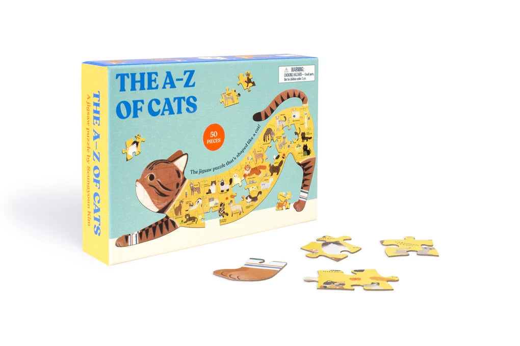 The A–Z of Cats - The jigsaw puzzle that's shaped like a cat!