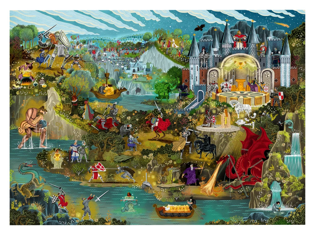 The World Of King Arthur 1000 Piece Jigsaw Puzzle (Jigsaw)