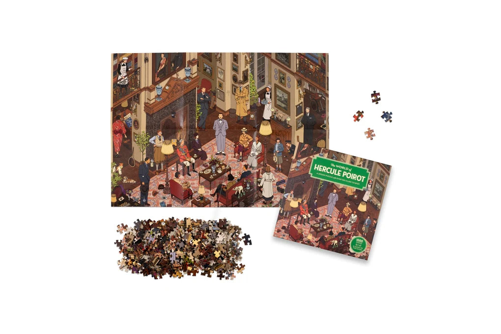 The World of Hercule Poirot 1000 Piece Jigsaw Puzzle (Jigsaw)