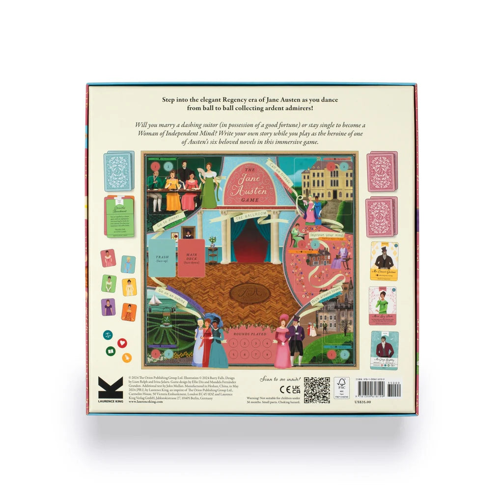The Jane Austen Game - An immersive boardgame – play as your favourite Austen heroine!