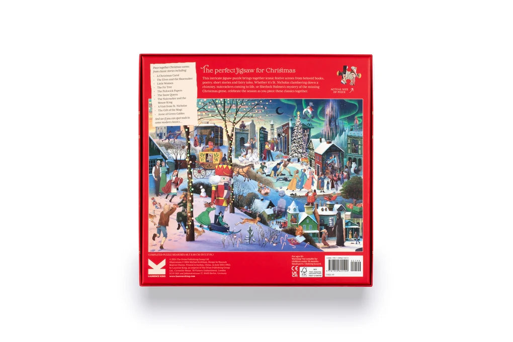 A Book Lover's Christmas 1000 Piece Jigsaw Puzzle